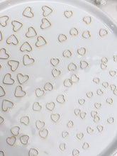 Load image into Gallery viewer, 18K Real Gold Plated Thin Heart Bezel Charm

