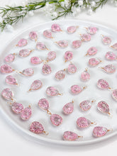 Load image into Gallery viewer, Dried Flower Glass Pendant Charm with One Hole
