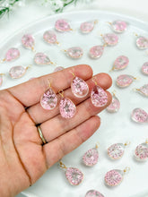 Load image into Gallery viewer, Dried Flower Glass Pendant Charm with One Hole
