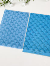 Load image into Gallery viewer, Art Deco Scallops Texture Mat for Polymer Clay
