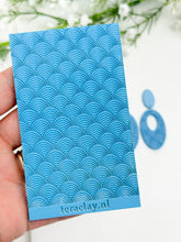 Load image into Gallery viewer, Art Deco Scallops Texture Mat for Polymer Clay
