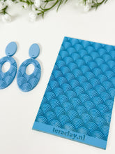 Load image into Gallery viewer, Art Deco Scallops Texture Mat for Polymer Clay
