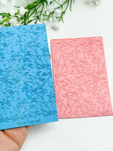 Load image into Gallery viewer, Floral Wallpaper Texture Mat for Polymer Clay
