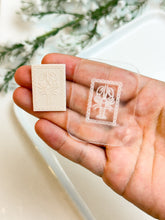 Load image into Gallery viewer, Lobster Post Stamp Acrylic Texture Tile | Acrylic Embossing Stamp
