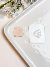 Load image into Gallery viewer, Fish Acrylic Texture Tile | Acrylic Embossing Stamp

