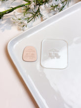 Load image into Gallery viewer, Beach Scene #1 Texture Tile | Acrylic Embossing Stamp
