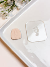 Load image into Gallery viewer, Seahorse Texture Tile | Acrylic Embossing Stamp

