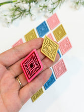Load image into Gallery viewer, Boho Rhombus Polymer Clay Cutter PCC1836
