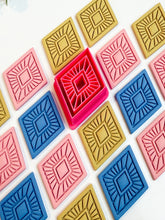 Load image into Gallery viewer, Boho Rhombus Polymer Clay Cutter PCC1836
