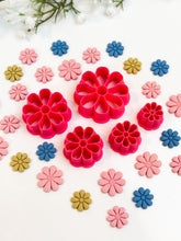 Load image into Gallery viewer, Cosmos Flower Detailed Polymer Clay Cutter PCC1838
