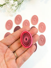Load image into Gallery viewer, Boho Oval Polymer Clay Cutter PCC1841
