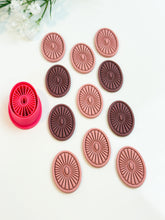 Load image into Gallery viewer, Boho Oval Polymer Clay Cutter PCC1841
