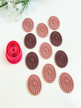 Load image into Gallery viewer, Boho Oval Polymer Clay Cutter PCC1841
