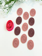 Load image into Gallery viewer, Boho Oval Polymer Clay Cutter PCC1841
