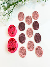 Load image into Gallery viewer, Boho Oval Polymer Clay Cutter PCC1841
