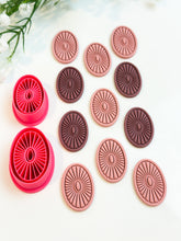 Load image into Gallery viewer, Boho Oval Polymer Clay Cutter PCC1841
