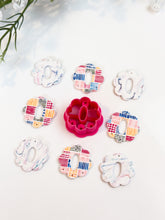 Load image into Gallery viewer, Scalloped Round Donut with Drill Guides Polymer Clay Cutter PCC1840
