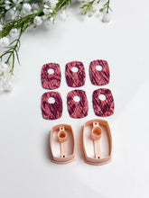 Load image into Gallery viewer, Chunky Rectangle Donut with Drill Guides Polymer Clay Cutter PCC1844
