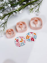 Load image into Gallery viewer, Chunky Square Donut with Drill Guides Polymer Clay Cutter PCC1853
