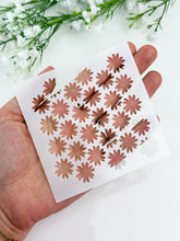 Load image into Gallery viewer, Daisy Clay Stencil Sheet | Reusable Polymer Clay Texture Stencil
