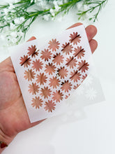 Load image into Gallery viewer, Daisy Clay Stencil Sheet | Reusable Polymer Clay Texture Stencil
