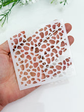 Load image into Gallery viewer, Pebbles Clay Stencil Sheet | Reusable Polymer Clay Texture Stencil
