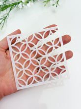Load image into Gallery viewer, Tiles Clay Stencil Sheet | Reusable Polymer Clay Texture Stencil
