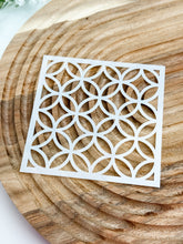 Load image into Gallery viewer, Tiles Clay Stencil Sheet | Reusable Polymer Clay Texture Stencil
