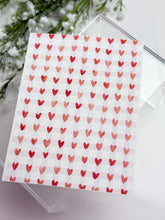 Load image into Gallery viewer, Transfer Paper 646 Pink Heart Gingham | Image Water Transfer
