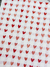 Load image into Gallery viewer, Transfer Paper 646 Pink Heart Gingham | Image Water Transfer
