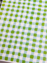 Load image into Gallery viewer, Transfer Paper 647 Abstract Green Gingham | Image Water Transfer
