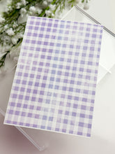Load image into Gallery viewer, Transfer Paper 650 Purple Gingham | Image Water Transfer
