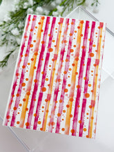 Load image into Gallery viewer, Transfer Paper 660 Pink &amp; Orange Stripes #2 | Image Water Transfer
