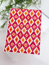 Load image into Gallery viewer, Transfer Paper 661 Pink &amp; Orange Kilim Pattern | Image Water Transfer
