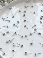 Load image into Gallery viewer, Surgical Stainless Steel Ball End Posts with Vertical Loop (Option A) 50pcs/bag
