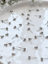 Load image into Gallery viewer, Surgical Stainless Steel Ball End Posts with Vertical Loop (Option A) 50pcs/bag
