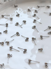 Load image into Gallery viewer, Surgical Stainless Steel Ball End Posts with Vertical Loop (Option A) 50pcs/bag
