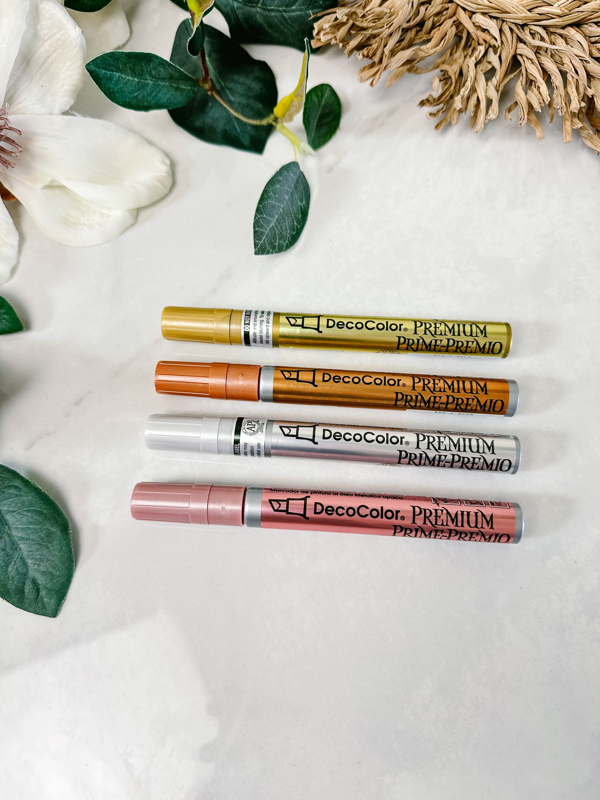 gold paint marker decocolor gold leaf pen