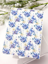 Load image into Gallery viewer, Transfer Paper 573 Purple Watercolour Succulents | Image Water Transfer
