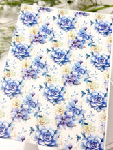 Load image into Gallery viewer, Transfer Paper 573 Purple Watercolour Succulents | Image Water Transfer

