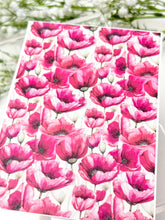 Load image into Gallery viewer, Transfer Paper 595 Poppy Flowers #2 | Image Water Transfer
