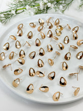 Load image into Gallery viewer, 18K Real Gold Plated Drop Donut Studs with 316 Surgical Stainless Steel Posts
