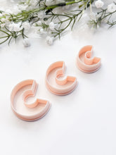 Load image into Gallery viewer, Circle Hoop Polymer Clay Cutters
