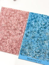 Load image into Gallery viewer, Abstract Bloom Rubber Texture Mat for Polymer Clay
