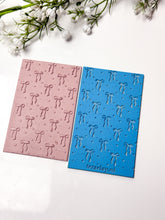 Load image into Gallery viewer, Soft Ribbon Bows Rubber Texture Mat for Polymer Clay
