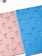 Load image into Gallery viewer, Soft Ribbon Bows Rubber Texture Mat for Polymer Clay
