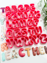 Load image into Gallery viewer, Alphabet Letters Polymer Clay Cutters PCC1859 (Buy 4, Get 1 Free)
