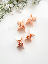 Load image into Gallery viewer, Star Hoop Mirrored Set Polymer Clay Cutters
