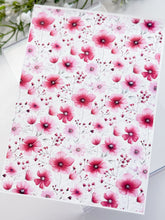 Load image into Gallery viewer, Transfer Paper 444 Pink Florals | Image Water Transfer
