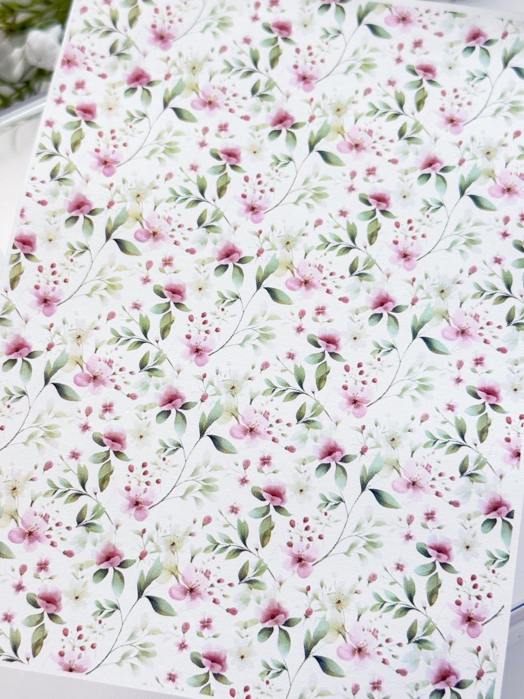 Transfer Paper 445 Romantic Florals | Image Water Transfer